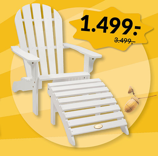 ADIRONDACK STOL - EFTERÅRSSALG